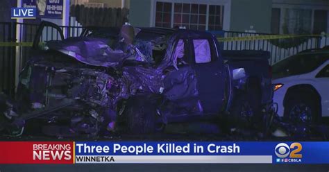 Man Killed, Two Others Injured in 3-Vehicle Crash on Winnetka Avenue [Los Angeles, CA]